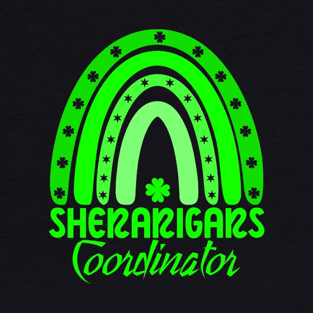 Shenanigans Coordinator Teacher St Patrick's Day Women Men Shamrock by issambak